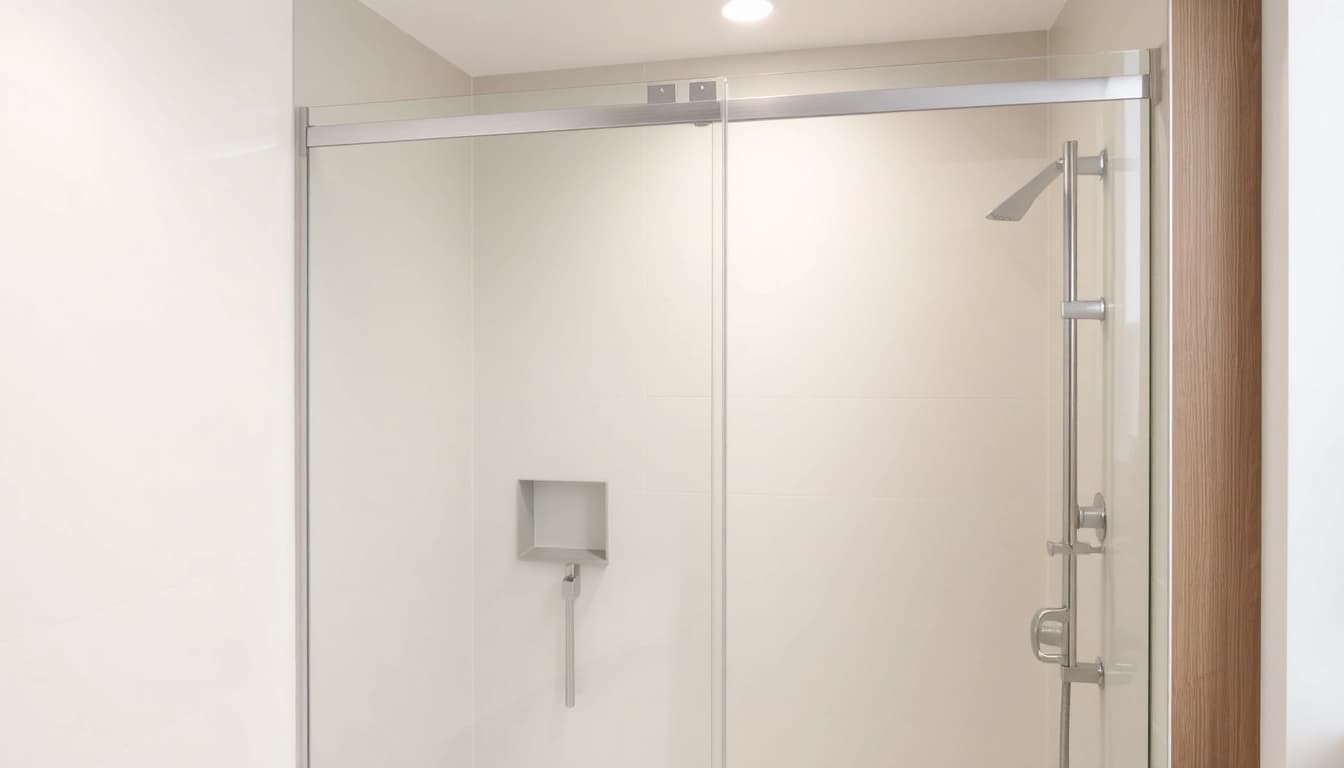 Installez une paroi de douche sirhona élégante avec verre et métal dans votre salle de bain moderne.