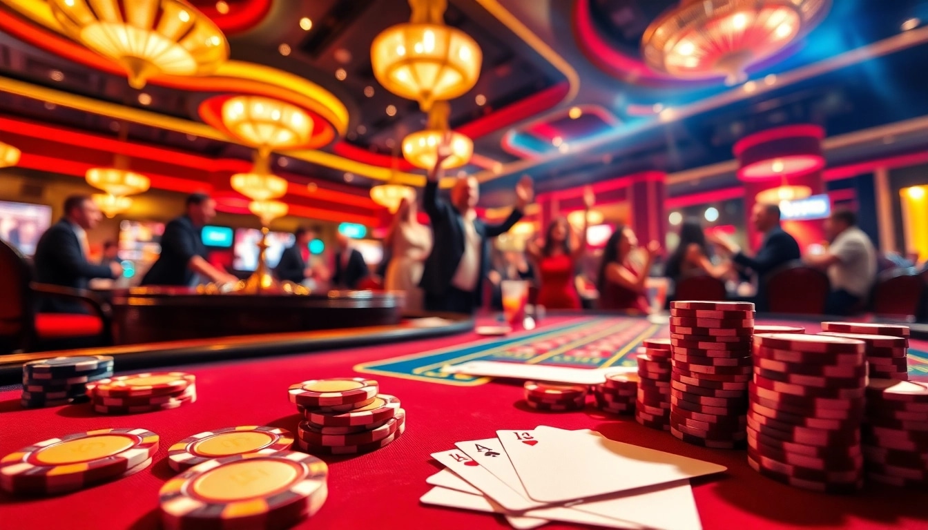 Main features of Planet77 Link in an engaging casino atmosphere with lively games.