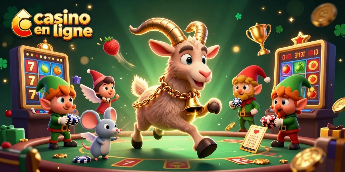 Participez à l'excitation du casino en ligne avec des personnages captivants et des éléments de jeu.