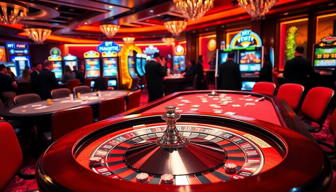 Experience the thrill of rtp pragmatic play slots in a luxurious casino environment.