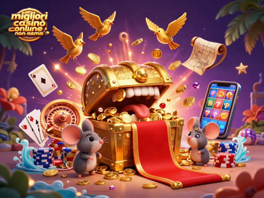 Gioca nei migliori casinò online non AAMS, esplorando tesori e avventure con emozionanti premi.