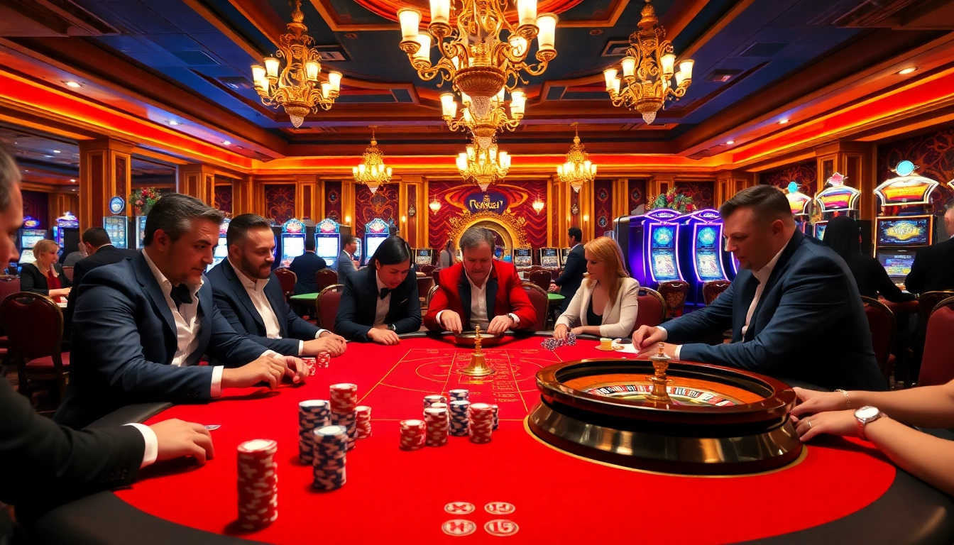 Vivez l'excitation du meilleure casino en ligne à une table de jeu luxueuse.