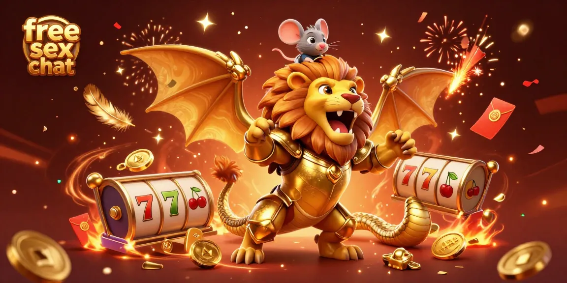 Engage in free sex chat with dynamic scenes of lucky symbols and vibrant colors.