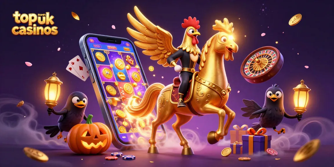 Experience the thrill of top non UK casinos with golden rooster and vibrant slot games.