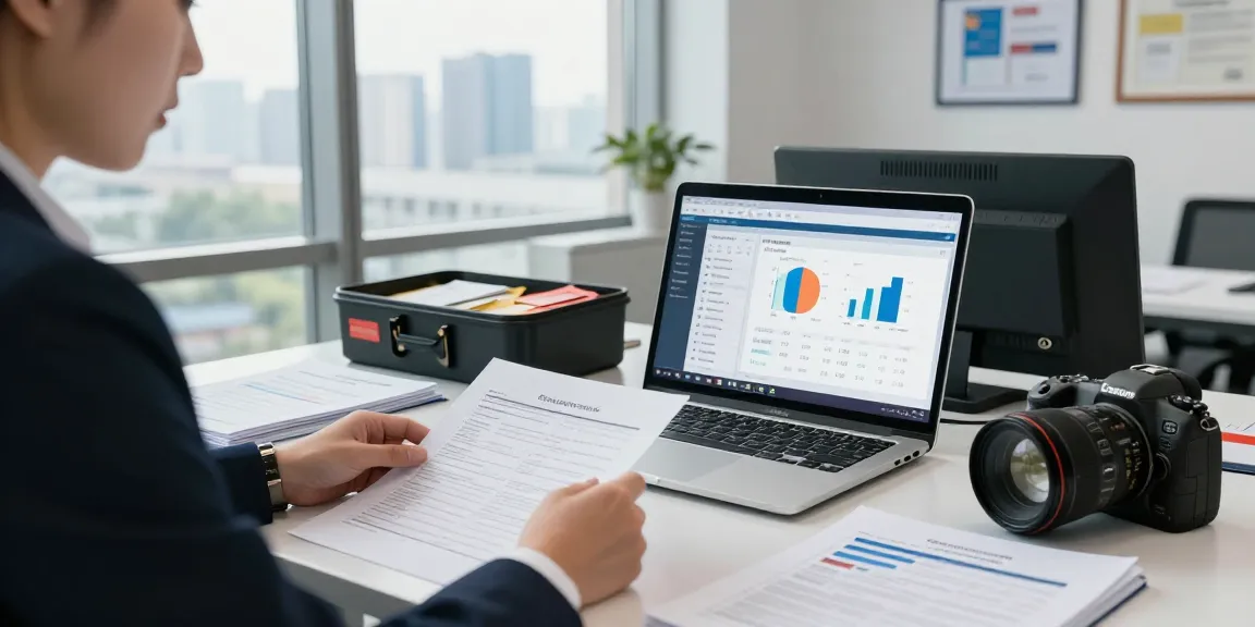 Workspace AAFI KOTA MEDAN dengan auditor forensik menganalisis dokumen keuangan.