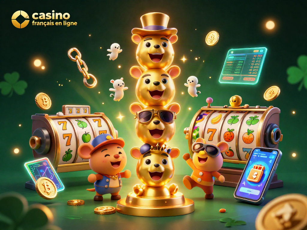 Jouez aux meilleures machines à sous sur le casino français en ligne avec des symboles gagnants.