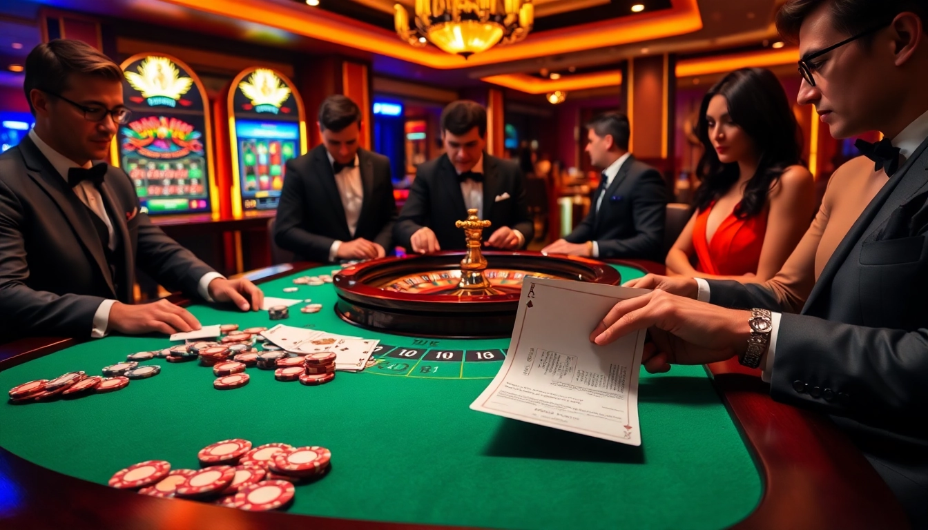 Découvrez l'excitation des meilleures casinos en ligne avec des tables de jeux vibrantes et des joueurs passionnants.
