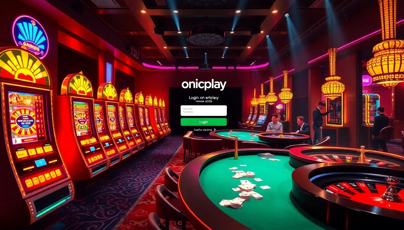Engage with onicplay for an exciting online casino experience filled with vibrant slot machines, poker, and roulette.