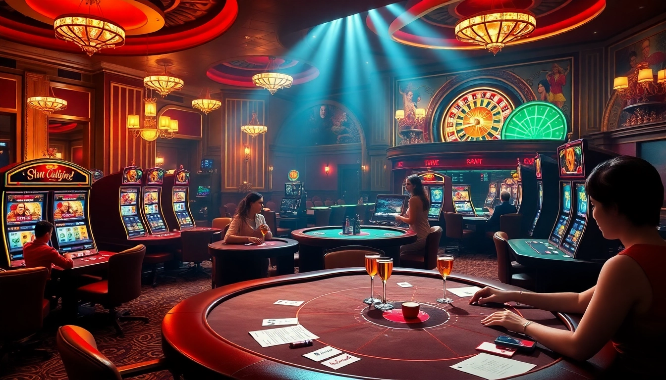 Vivez l'excitation du casino en ligne français avec des machines à sous vibrantes et des jeux de poker stratégiques.