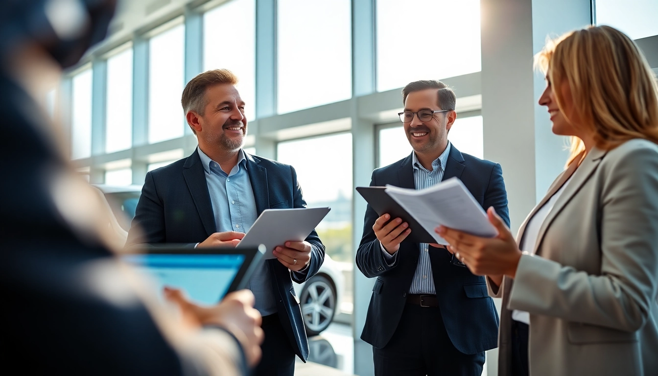 Engage with transparent warranty coverage visuals in a professional office discussion setting.