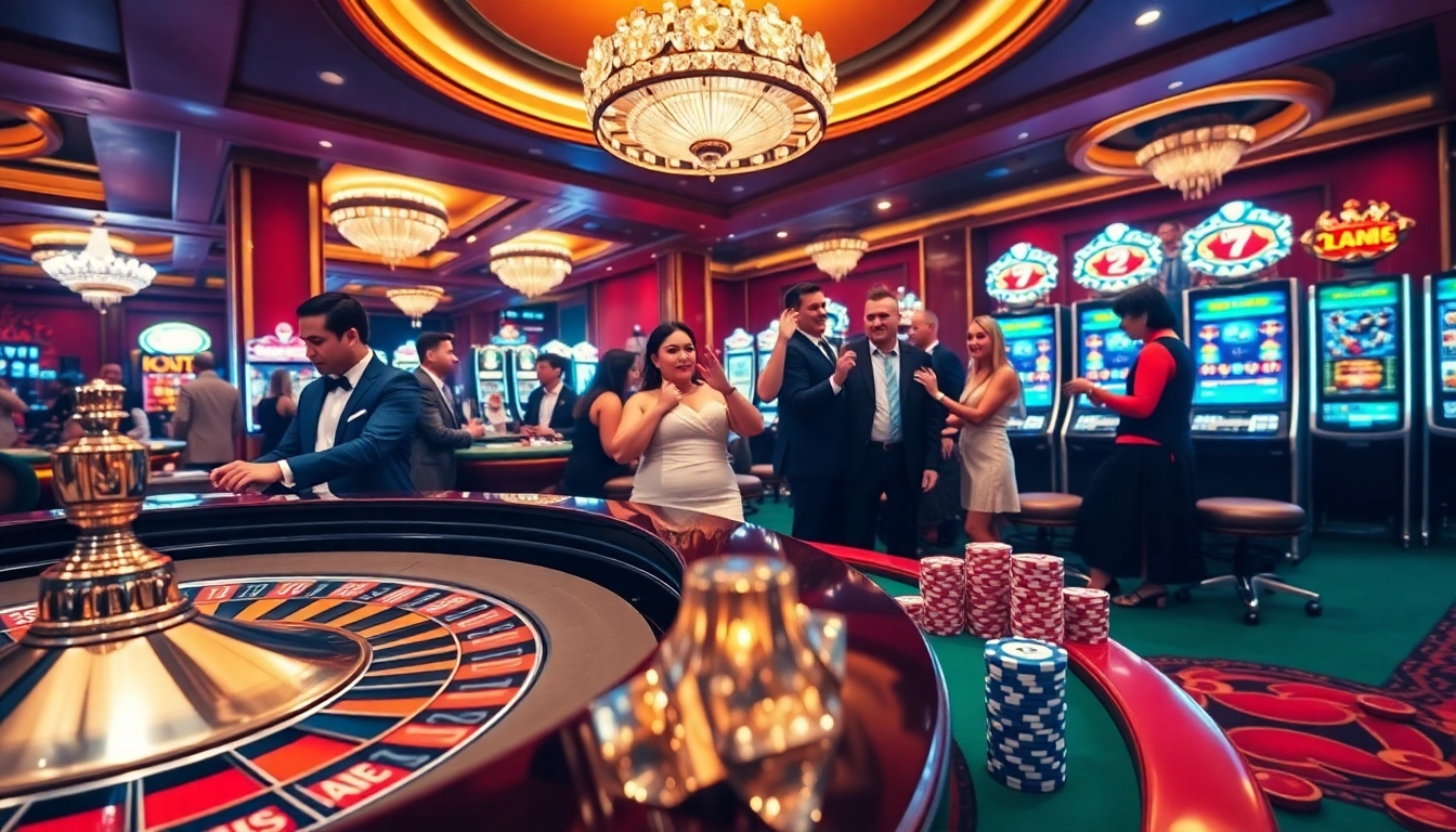 Vivez l'excitation d'un meilleure casino en ligne avec des joueurs glamours et des tables de roulette vibrantes.