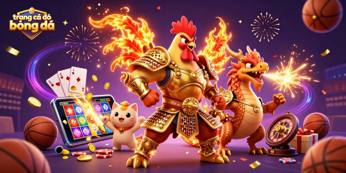 Experience the excitement of trang cá độ bóng đá with our illustrated characters celebrating wins in a colorful setting.