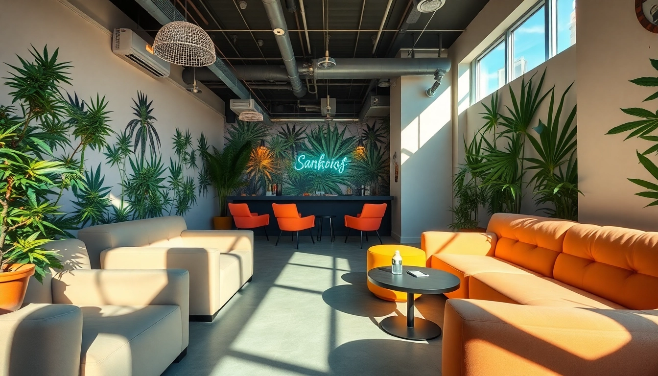 Meilleur club cannabis Lloret de Mar avec une ambiance accueillante et des plantes de cannabis.