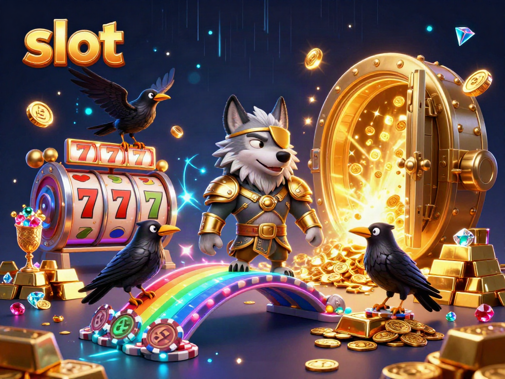 Spin the slot for epic treasures as Odin and his ravens guard golden fortunes.