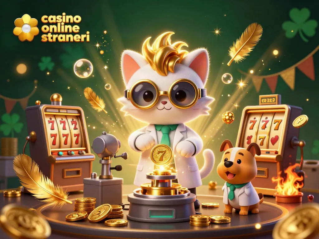 Scopri i migliori casino online stranieri, dove i gatti scienziati creano macchine di monete d'oro.
