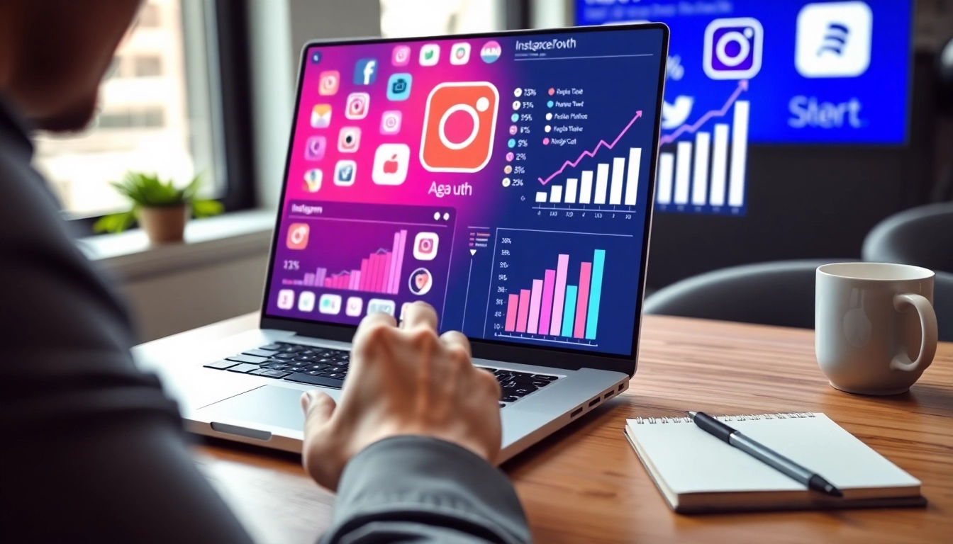 instagram フォロワー 買うの効果を分析している人のビジュアル