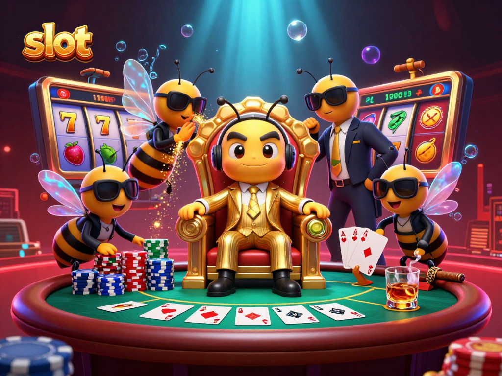 Slot menarik dengan karakter kartun lebah dan unsur judi, memikat pemain di Mirch Barcelona.