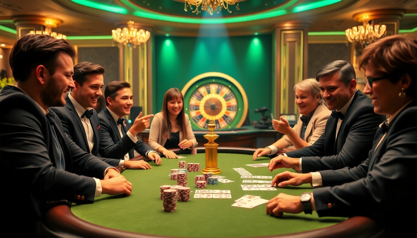 Vivez l'excitation du meilleure casino en ligne avec des joueurs profitant de poker à enjeux élevés.