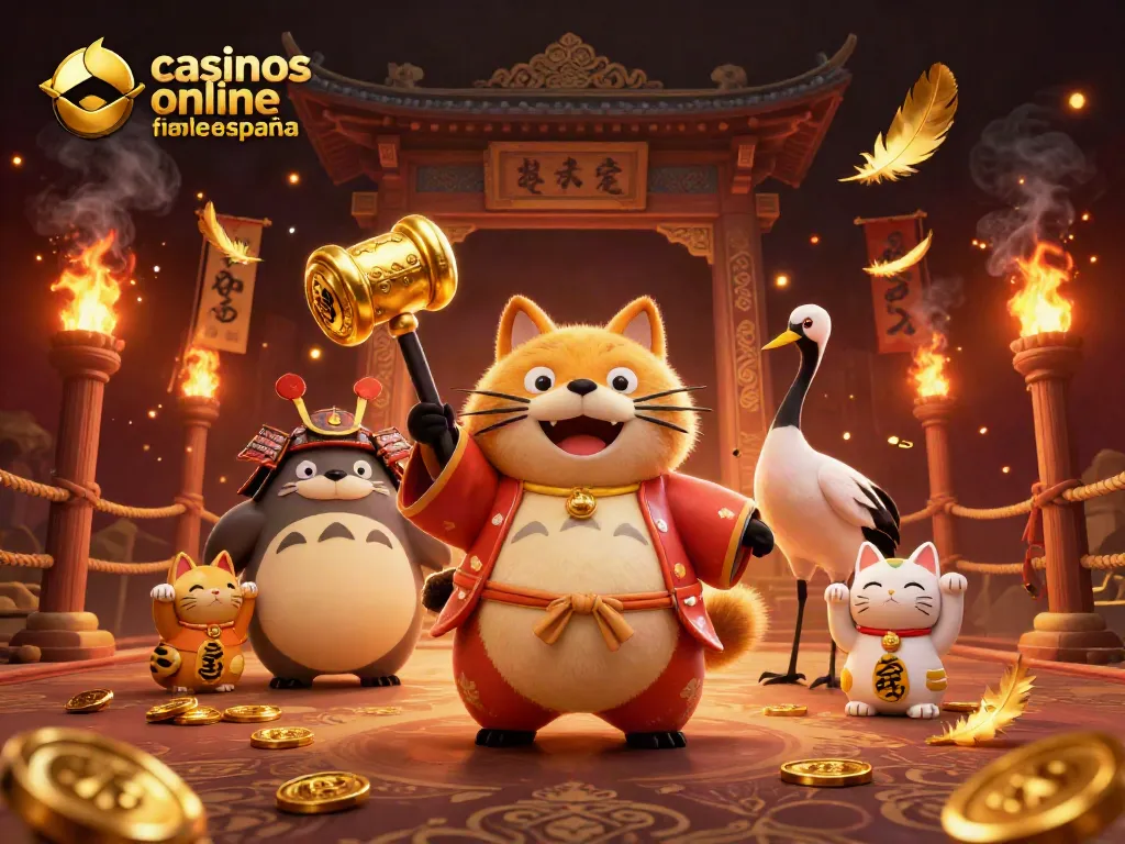 Participa en la acción en casinos online fiables en españa con maletines de oro y gatos de la suerte.