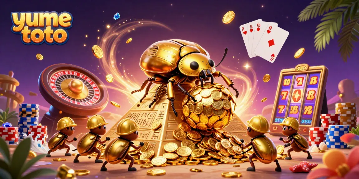 Raih kemenangan dengan yume toto melalui tempat permainan online terbaik dengan simbol kasino menawan.