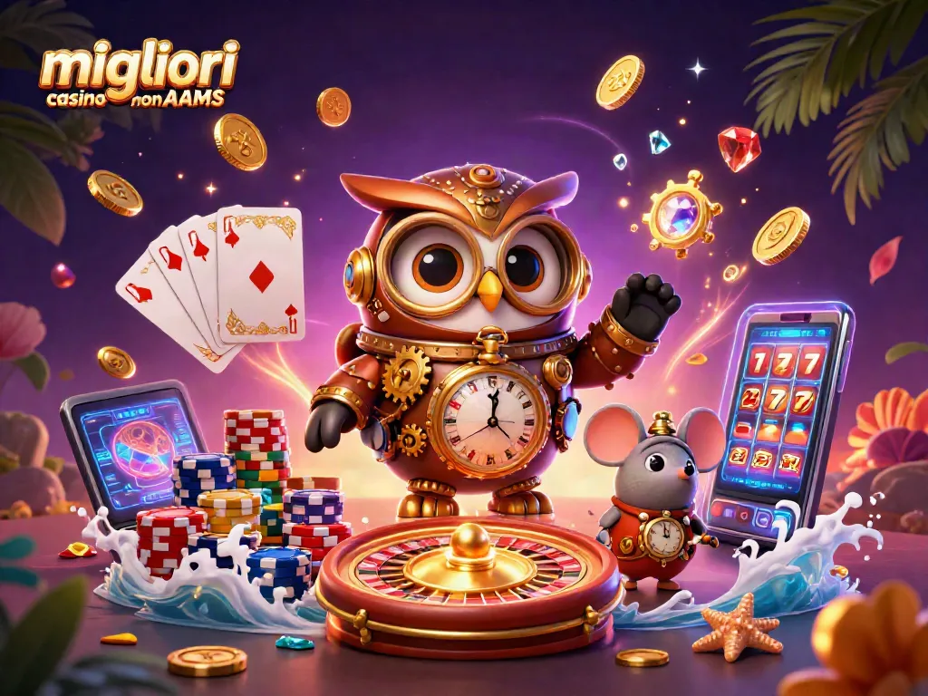 Gioca nei migliori casino non AAMS con RTP elevato e scopri mondi fantastici tra slot e tavoli da gioco