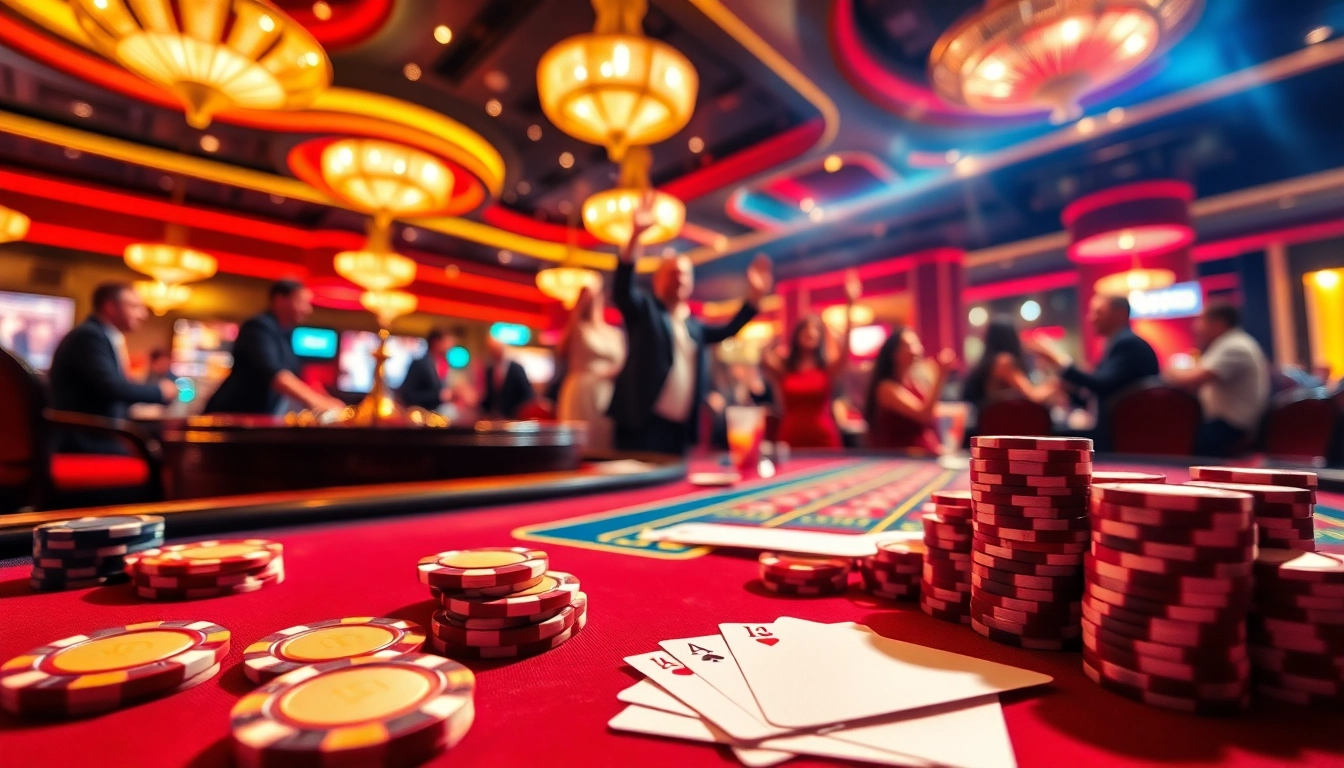 Main features of Planet77 Link in an engaging casino atmosphere with lively games.