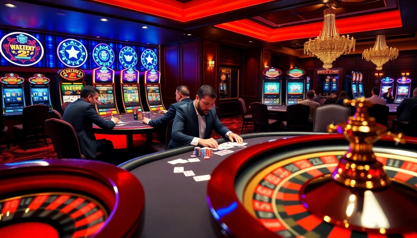 Vivez des sensations fortes à enjeux élevés au meilleurs casino en ligne avec le poker, la roulette et des machines à sous vibrantes.