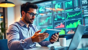 Boost engagement with effective smm services in a vibrant digital marketing office.