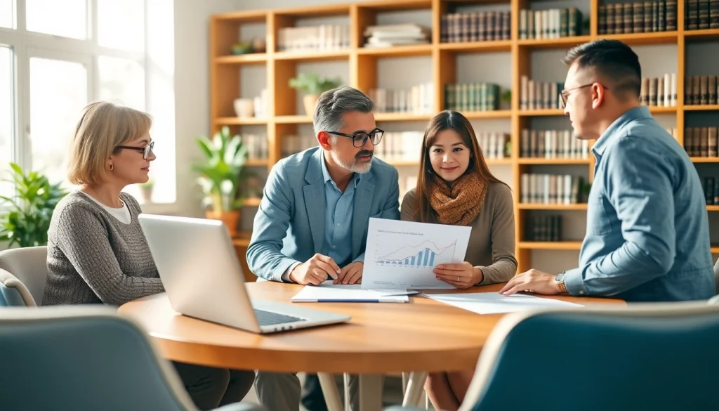Engaging in estate planning San Antonio with a family in a welcoming office, showcasing collaboration and expertise.