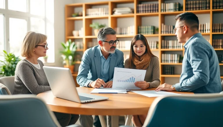 Engaging in estate planning San Antonio with a family in a welcoming office, showcasing collaboration and expertise.