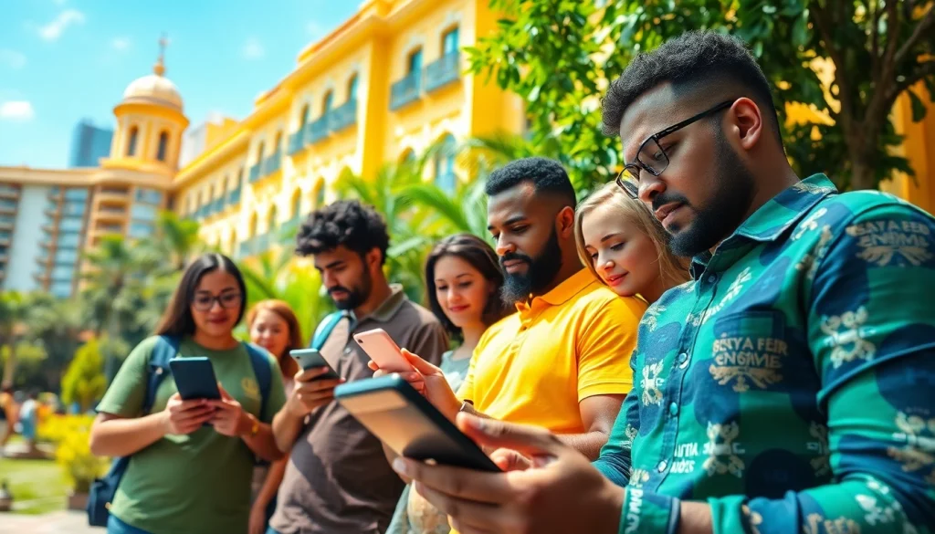 Discover the excitement of the best sports betting sites Brazil with engaging bettors in action.