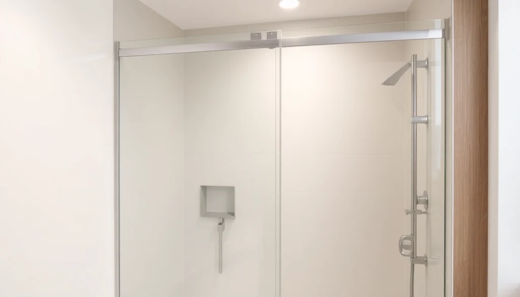 Installez une paroi de douche sirhona élégante avec verre et métal dans votre salle de bain moderne.