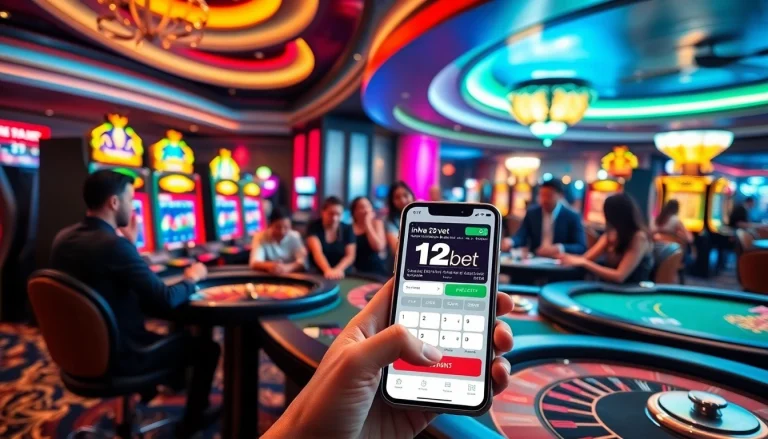 Experience exciting gameplay with ink vao 12bet on mobile devices featuring vibrant casino tables and winning moments.