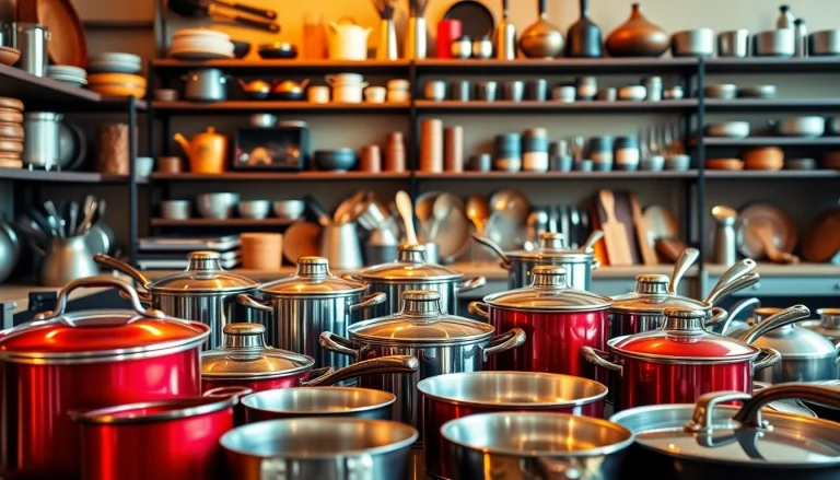 Shop vibrant cookware at an inviting cookware shop Auckland filled with quality kitchen essentials.
