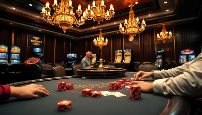 Experience luxury gameplay at trang chủ go8 with thrilling casino tables and vibrant slot machines.